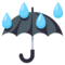 Umbrella With Rain Drops emoji on Emojione